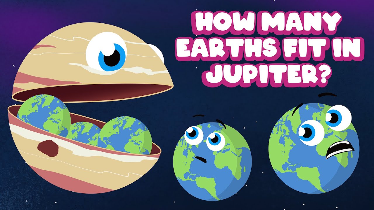 Comparing Jupiter & Earth By Size! | Learning Songs For Kids | KLT