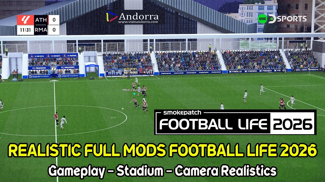 Реалистичные полные моды Football Life 2026 | Геймплей — Стадион — Реалистичная камера | Установки