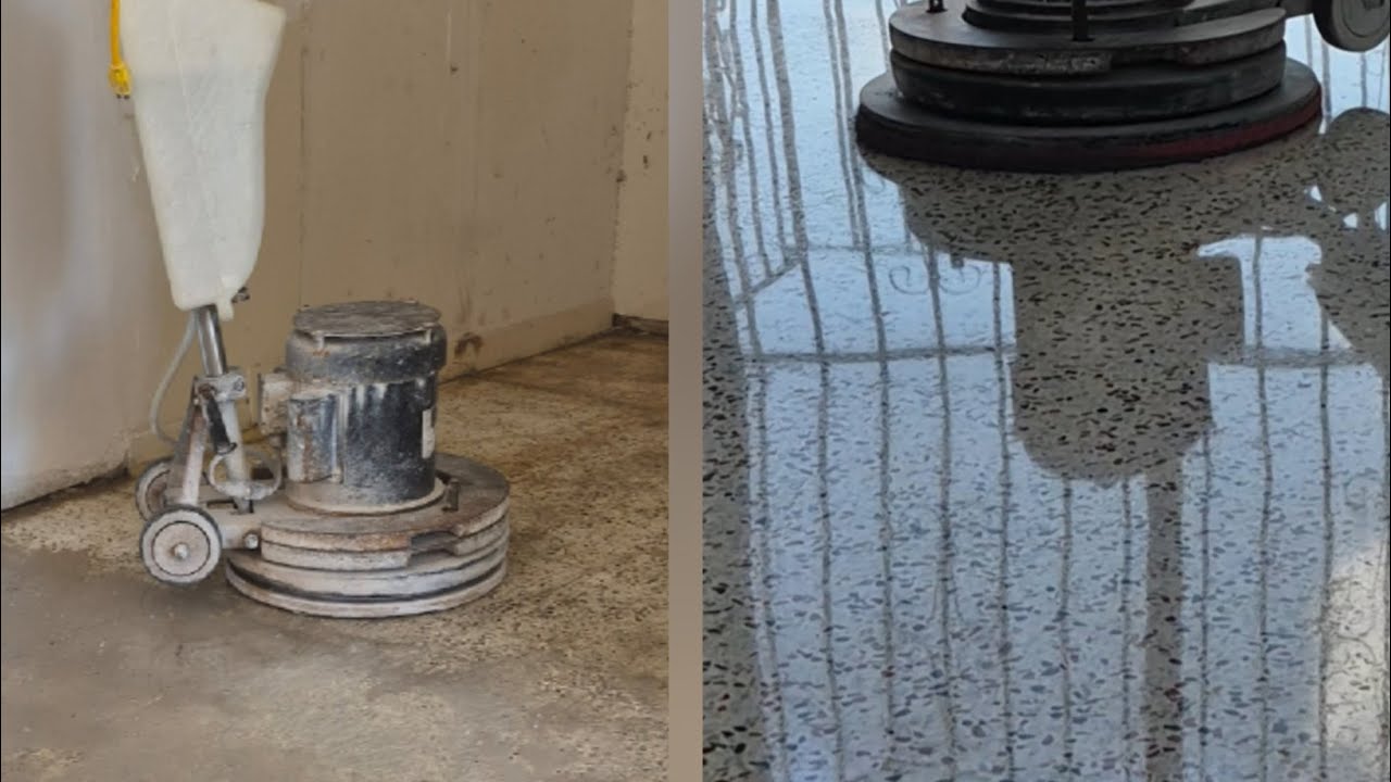 De DESTRUIDO a NUEVO Restauración de piso Terrazzo Paso a Paso.