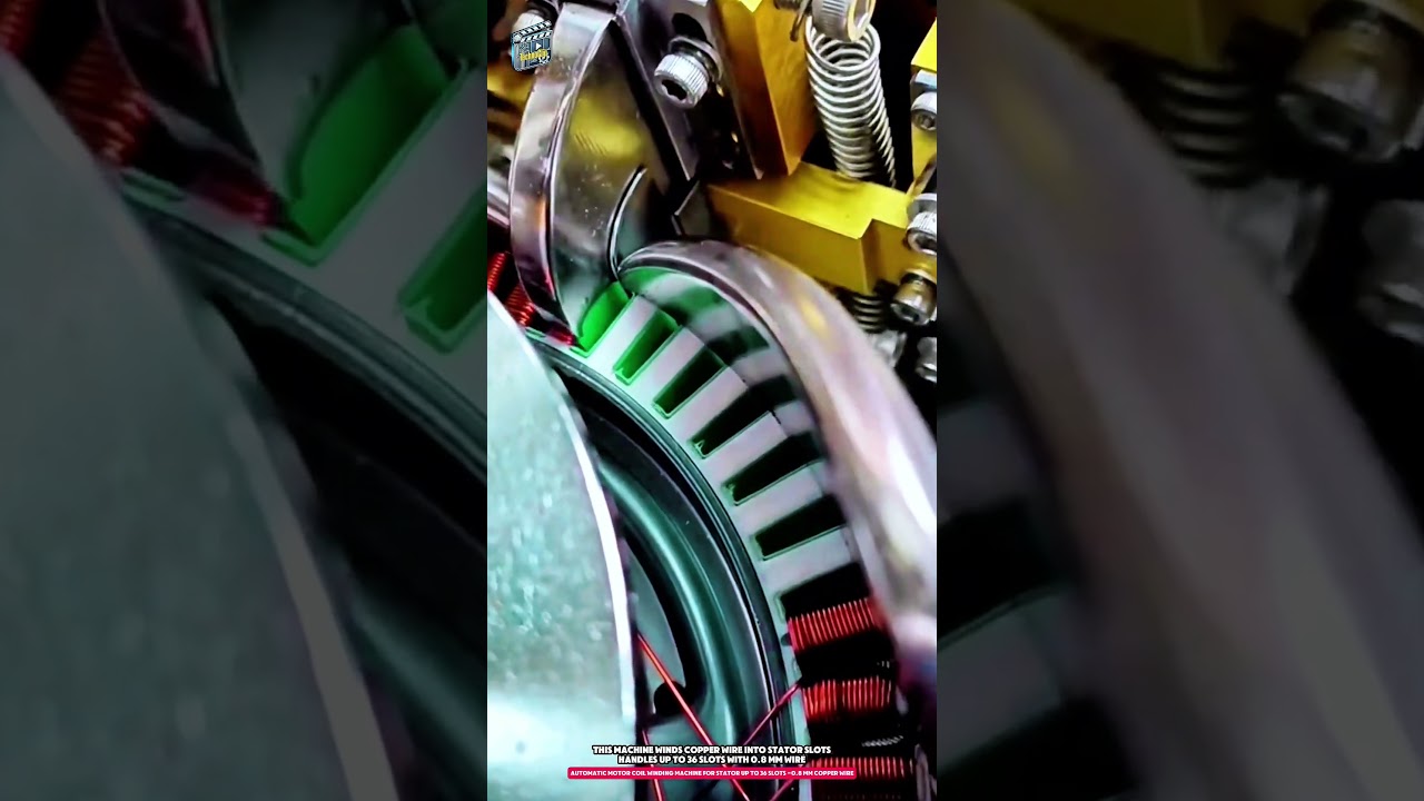Automatic Motor Coil Winding Machine for Stator up to 36 Slots | 0.8 mm Copper Wire