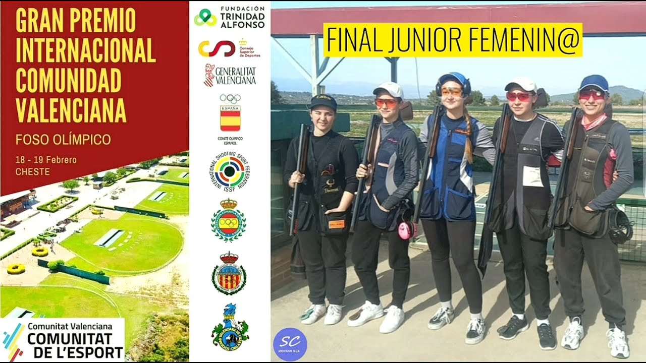 TRAP SHOOTING, FINAL JUNIOR FEMENIN@, SOCIEDAD VALENCIANA DE CAZA Y TIRO, CHESTE / Xest. 4K