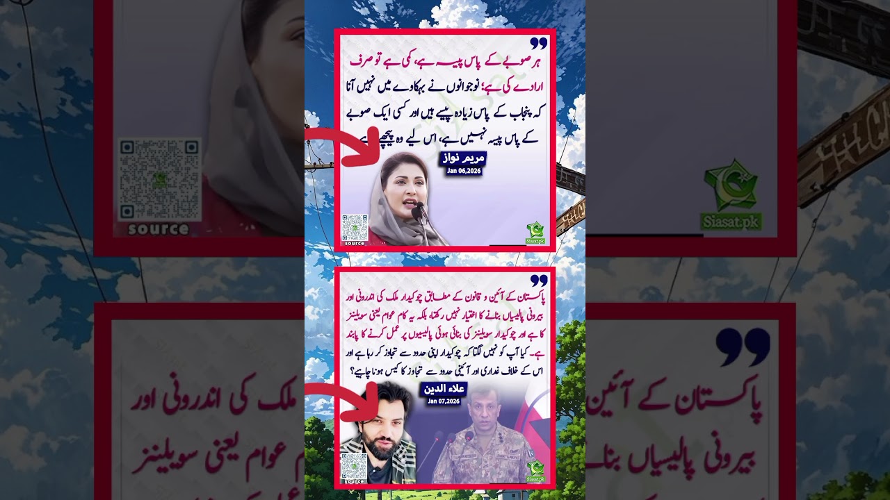 #MaryamNawaz #Punjab #Politics #MoneyAndInstitutions #PakistanPolitics #PublicIssues #Leadership #Po