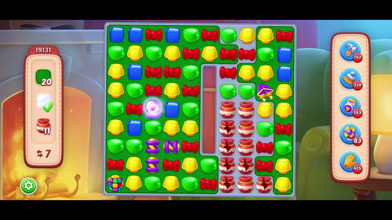 Homescapes Level 19131  -- No cheats