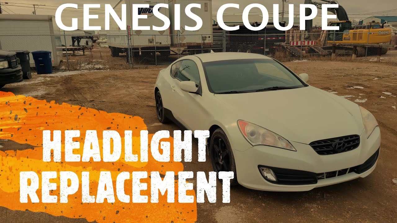 Hyundai Genesis Coupe - HEADLIGHT REPLACEMENT / REMOVAL