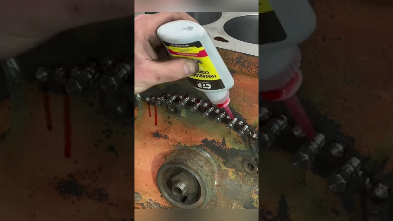 Repair the cracked engine block by using rivet lock seams.Is this okay?