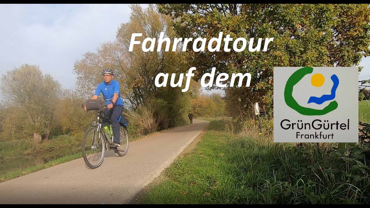 Mit dem Fahrrad auf dem GrünGürtel Frankfurt am Main