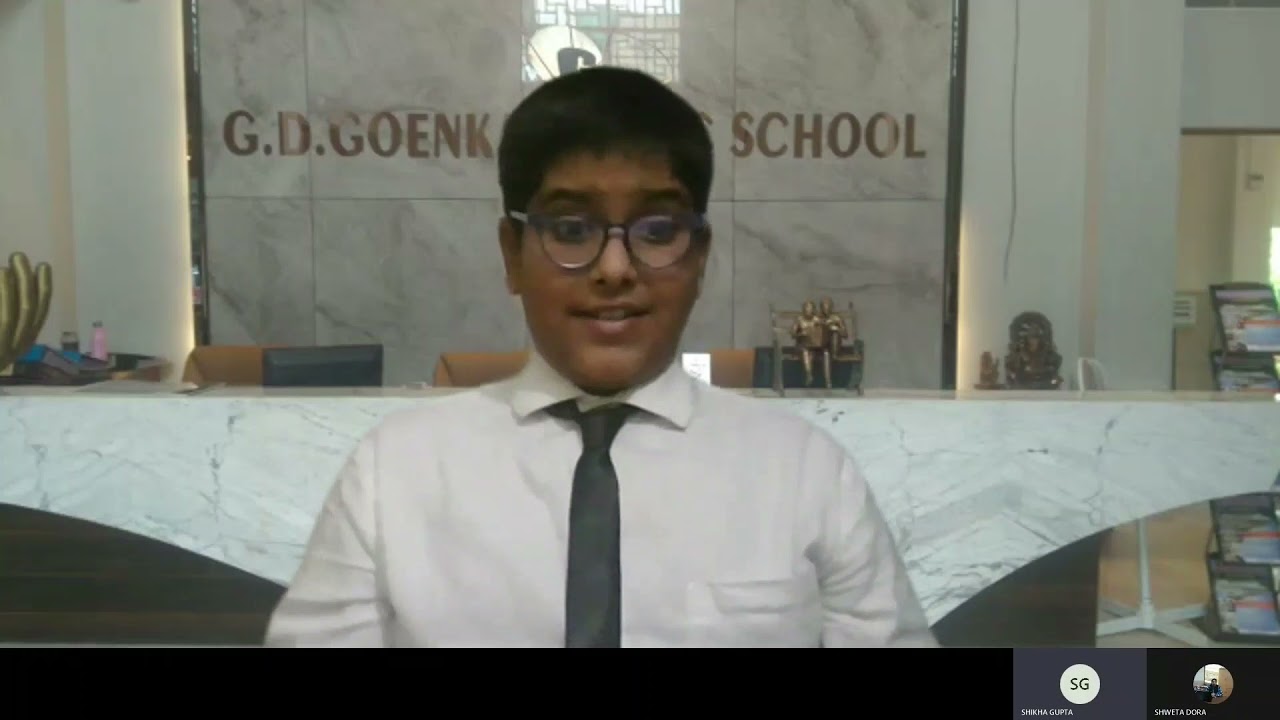 Assembly on 'NEVER GIVE UP HARD WORK PAYS OFF' by Goenkans of GD Goenka Public School, Sector 10A.