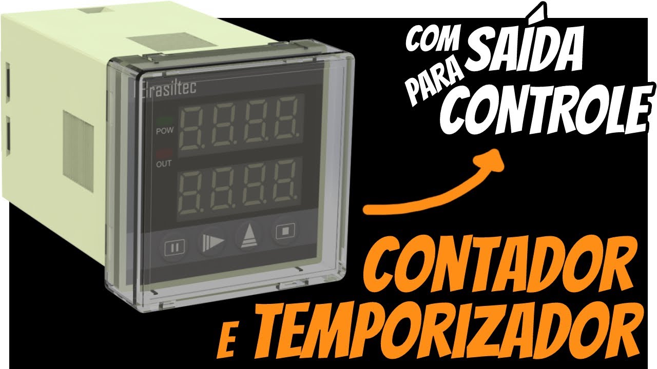 Como configurar um CONTADOR / TEMPORIZADOR digital com saída à relé