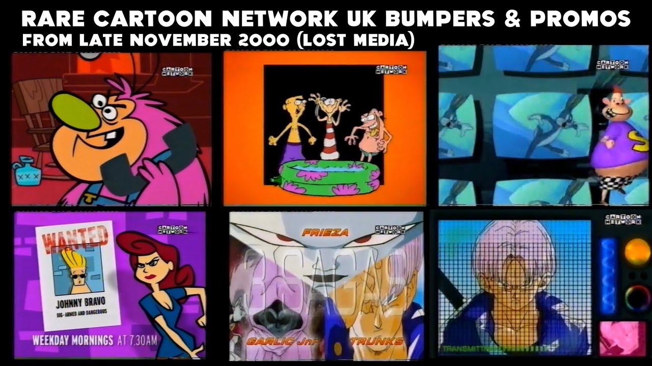 Rare Cartoon Network UK Bumpers & Promos From Late November 2000 (Lost Media)