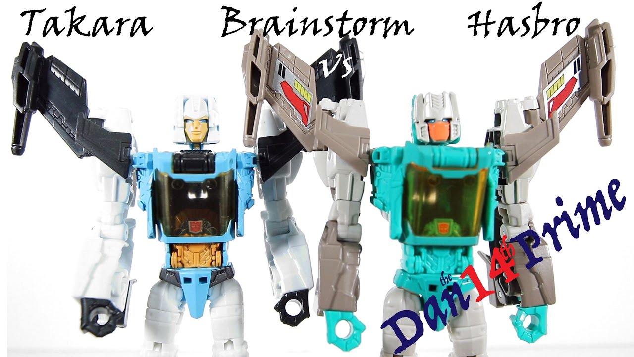 Brainstorm Transformers Headmaster Takara Legends 39 vs Hasbro Titans Return