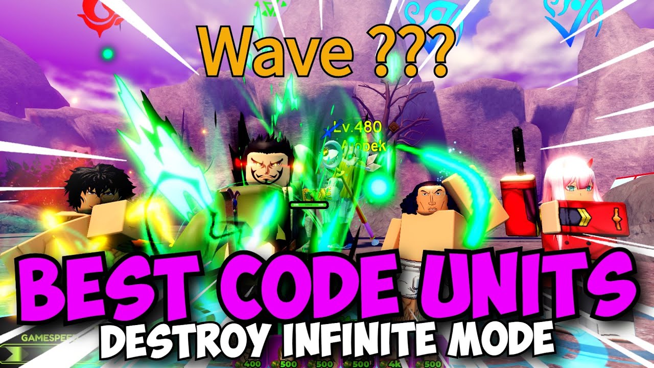 New Best Code Units ONLY vs Infinite Mode! | ASTD Challenge Ft. Pizza Girl & Mihawk Wano