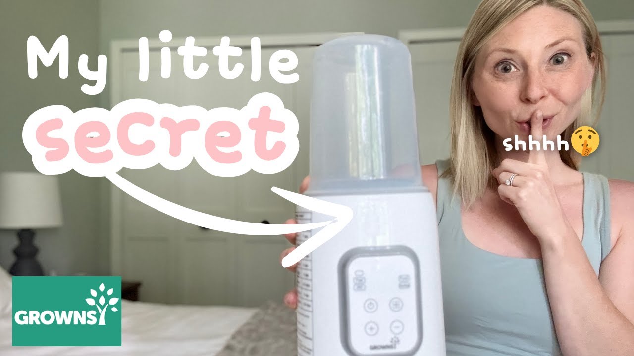 Work Smarter NOT Harder During The Nigh! (Grownsy Baby Bottle Warmer)