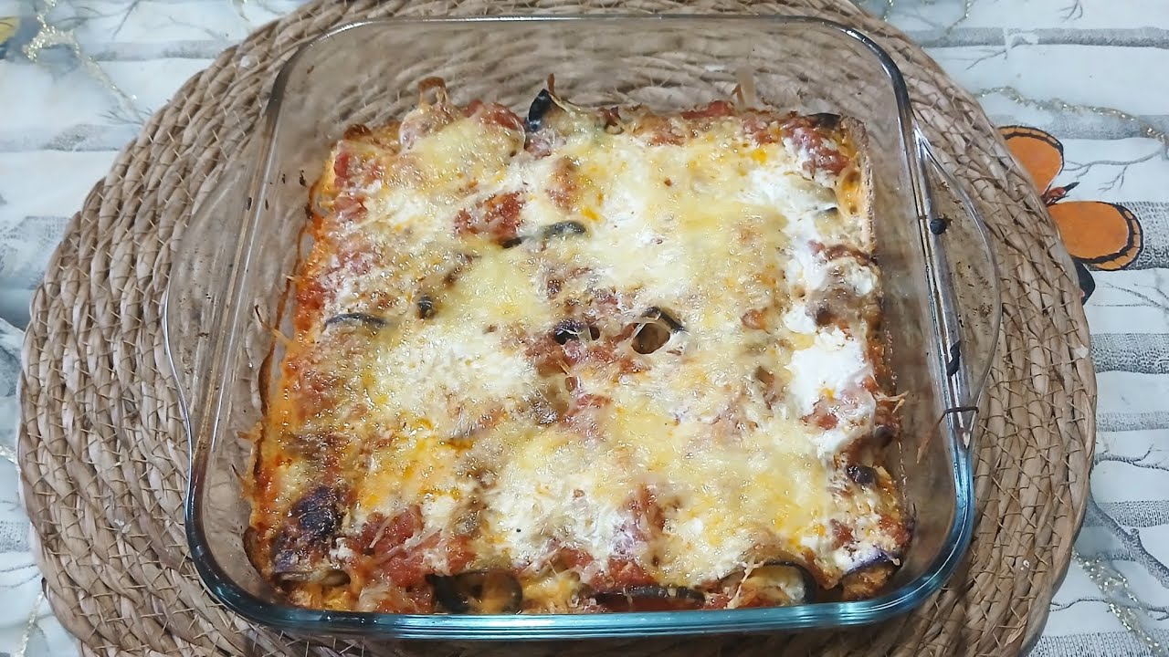 غراتان بدنجال في الفرن 😍طبق رمضاني بإمتياز سهل وإقتصادي وبزاااااااف بنين 😋جربوه وردولي بخبر 👌