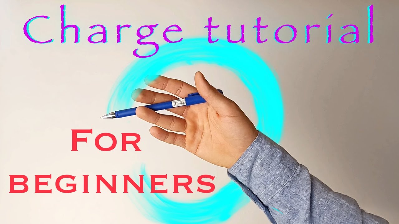Charge tutorial. Basic penspinning trick for beginners. Learn How to Spin A Pen - In Only 1 Minute