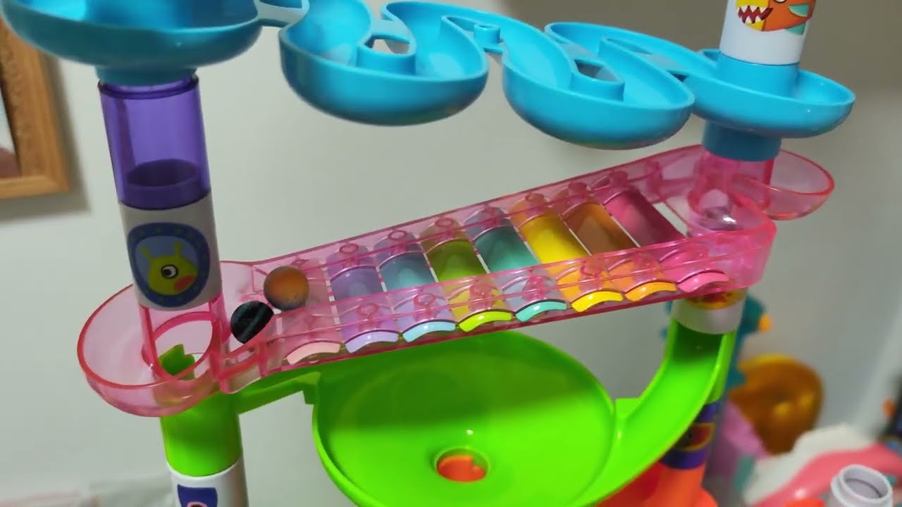 6ft Galaxy Marble Run Race with Never Seen Before Tracks!
