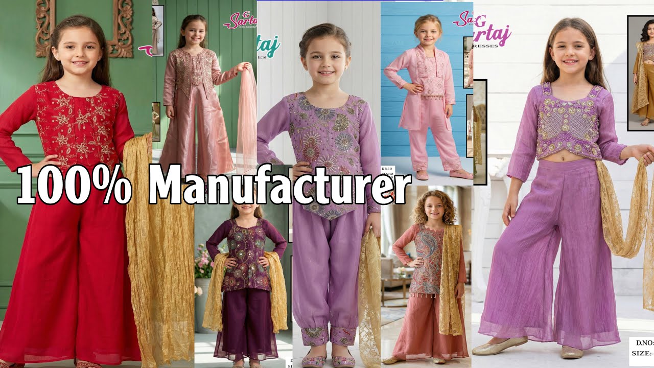Biggest Girls Wear Manufacturer in Kolkata | Latest Eid Collection | Factory Price