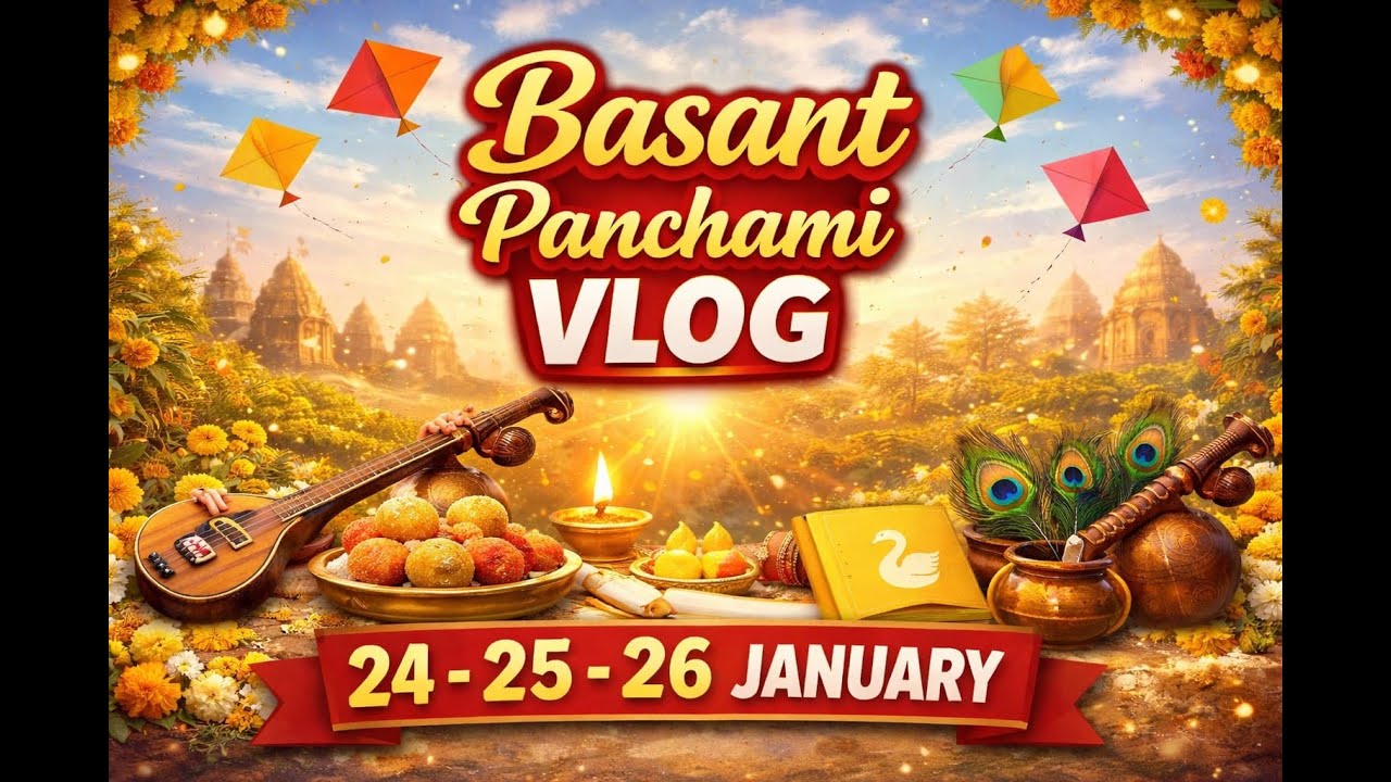 Basant Panchami Festival Vlog 🪁 | 3 Days Pure Sky & Kite Flying | No Filter