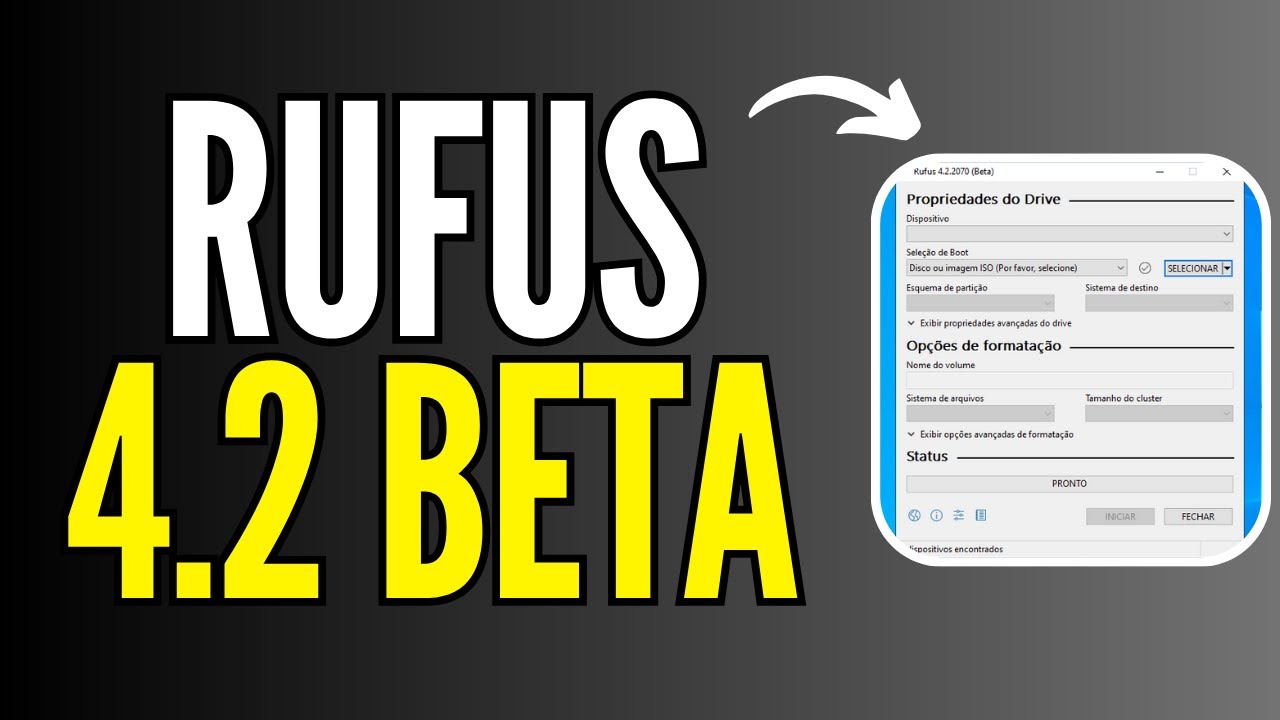 SAIU NOVO RUFUS 4.2 BETA - COMO BAIXAR O RUFUS ATUALIZADO 2023