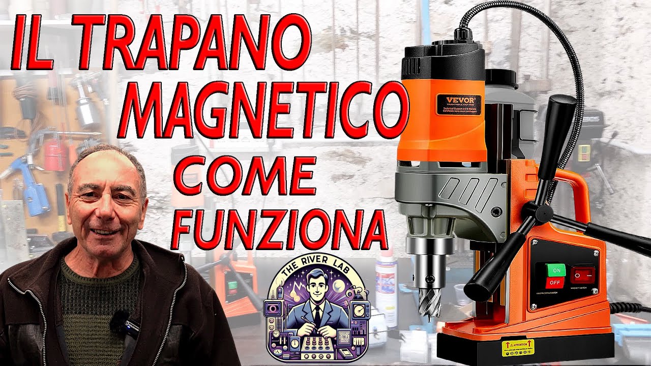 144 TRAPANO MAGNETICO COME USARLO E COME FUNZIONA #manutenzione #trapano magnetico