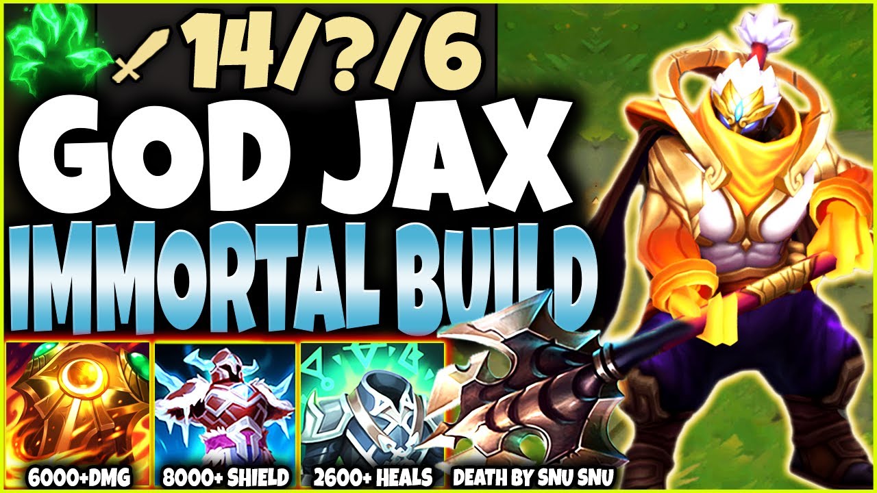 New Immortal UNLEASHED ~ Meet Immortal Jax Build **1v5 IS NOT THE LIMIT** 🔥 LoL Top Jax s12 Gameplay