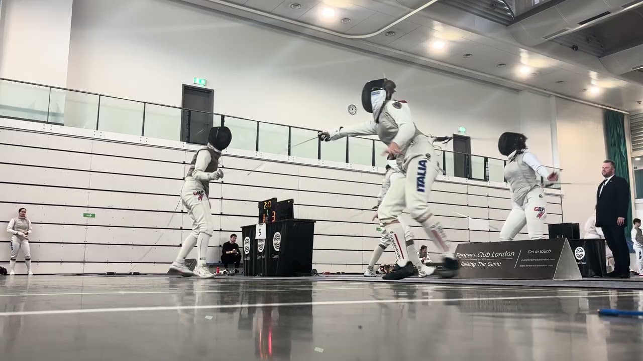 eurofence london poule - LB vs Di Russo ITA (2-5)