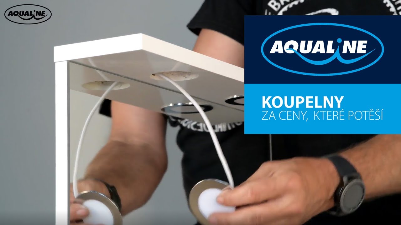AQUALINE - Zrcadlo s LED osvětlením KORIN - návod na výměna světla