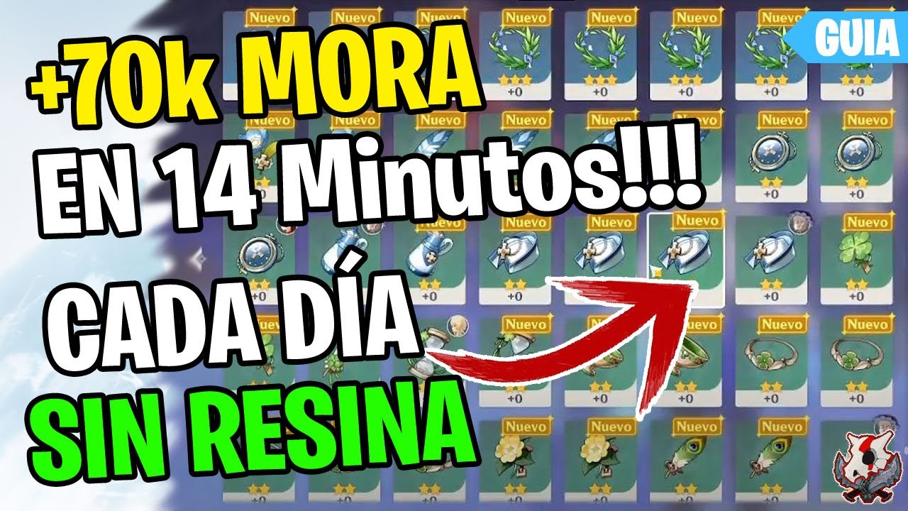✅CÓMO CONSEGUIR MORA FÁCIL💰 RUTA FARMEO 140 ARTEFACTOS AL DÍA 🌟GUÍA F2P sin RESINA Genshin Impact🌟