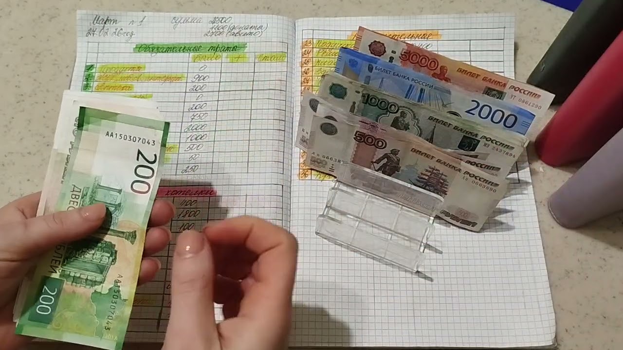 Март 2026г. чек №1 Распределение по конвертам, распределяю  30300💰💸💌