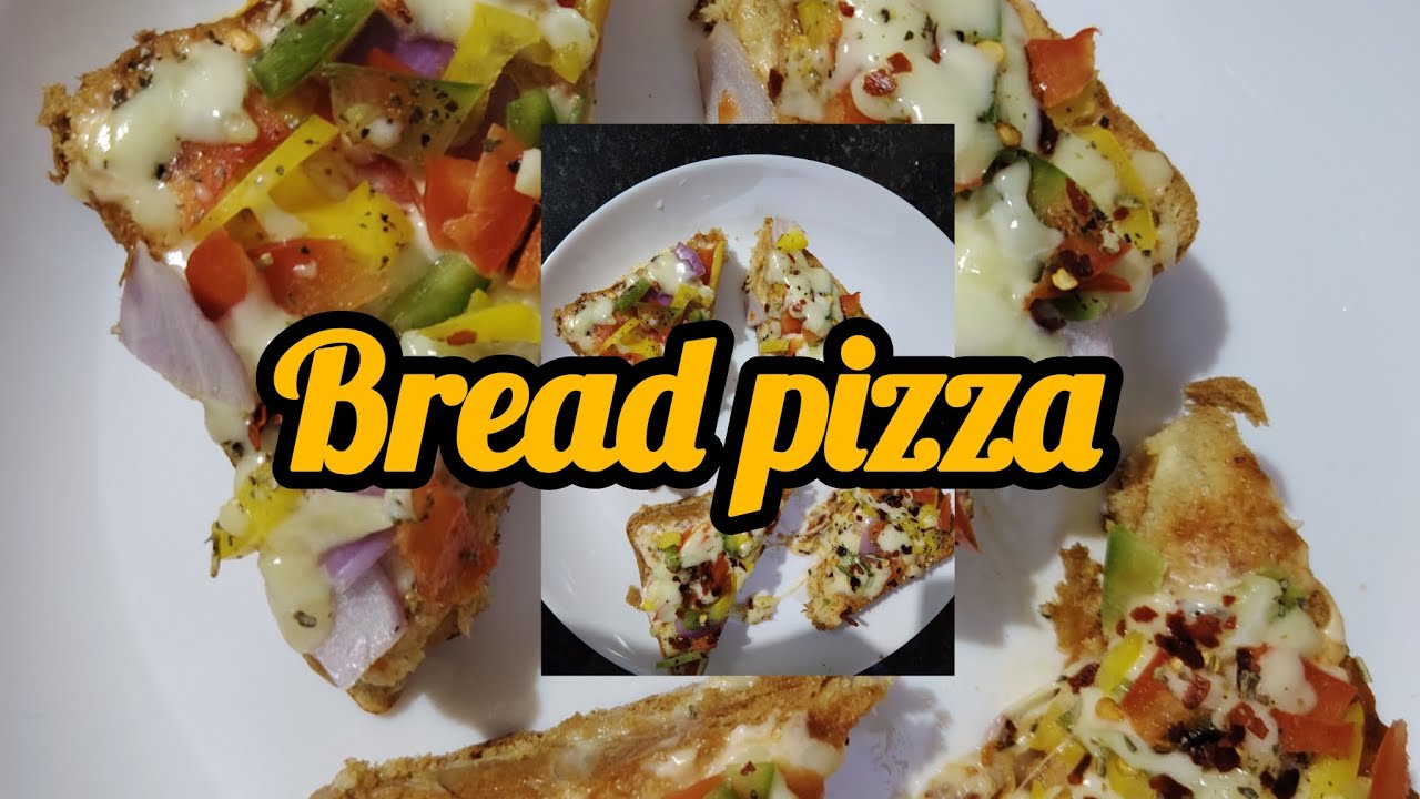 Bread pizza / bread pizza on tawa in 5 minutes 