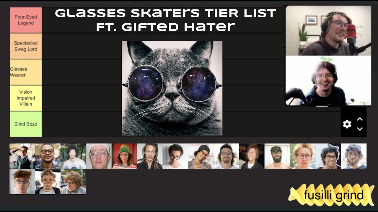 Glasses Skaters Tier List ft. Gifted Hater
