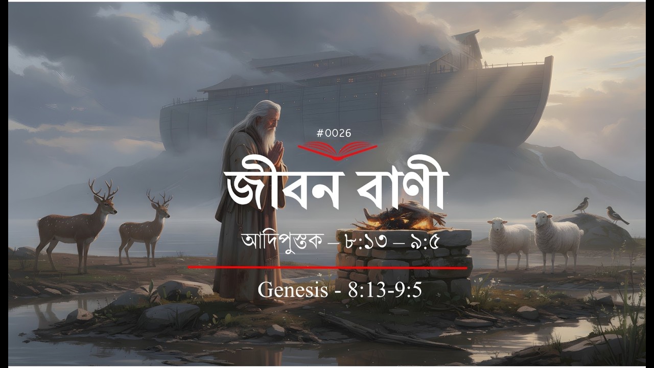 (0026 ) Bengali Bible Study ǁ Genesis 8:13 – 9:5 ǁ আদিপুস্তক ৮ : ১৩ - ৯ : ৫  পদ ǁ#TTB