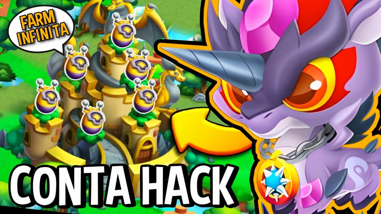 CONTA HACK #6 - REVOQUEI 40 POSITIVOS E NEGATIVOS E PEGUEI O MELHOR LENDÁRIO DO DRAGON CITY!