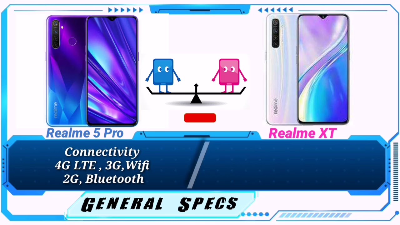 REALME 5 PRO VS REALME XT Specs Comparison