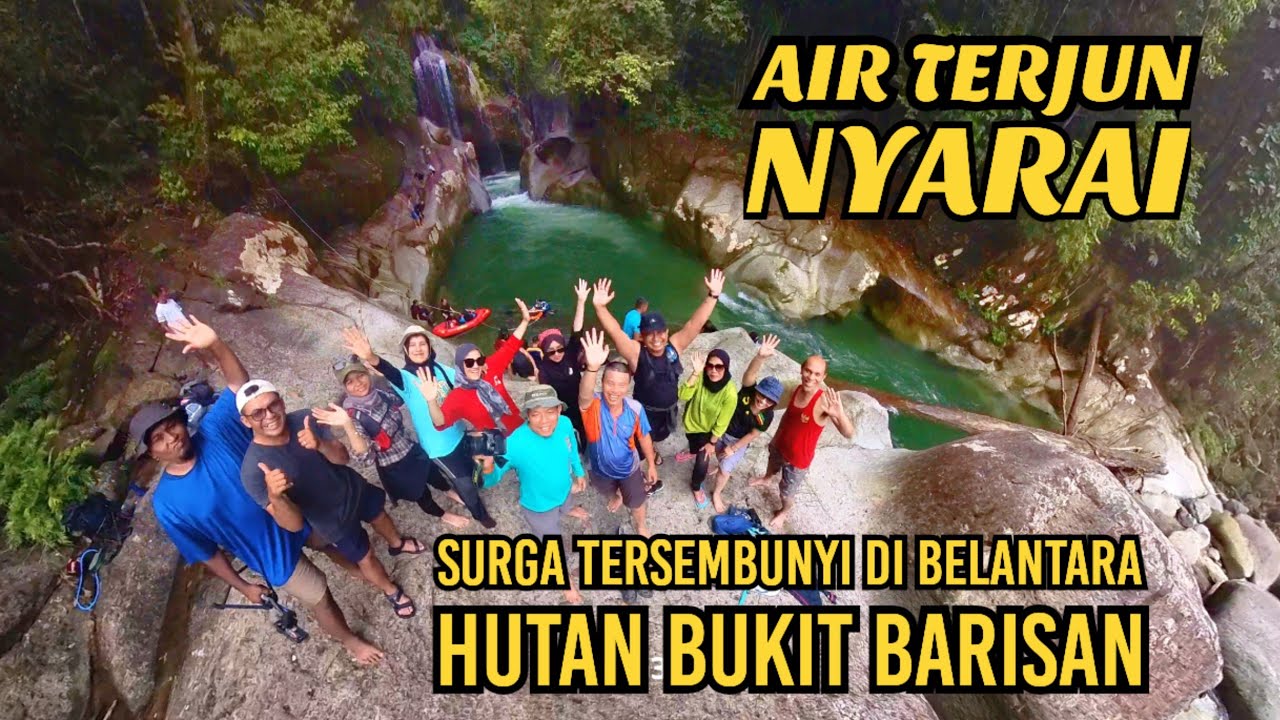 AIR TERJUN NYARAI LUBUK ALUNG🇲🇨Treking Seru Dua Jam Bersama Traveler Sumbar