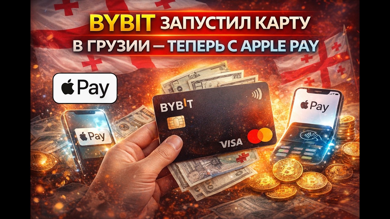Bybit introduces the new Bybit Card (Georgia) with Apple Pay support!