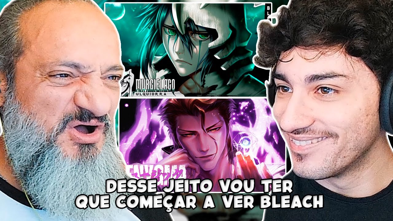 O AIZEN NÃO ATRAPALHA A HISTÓRIA? - Aizen e Ulquiorra (Bleach) - M4rkim & Enygma | REACT