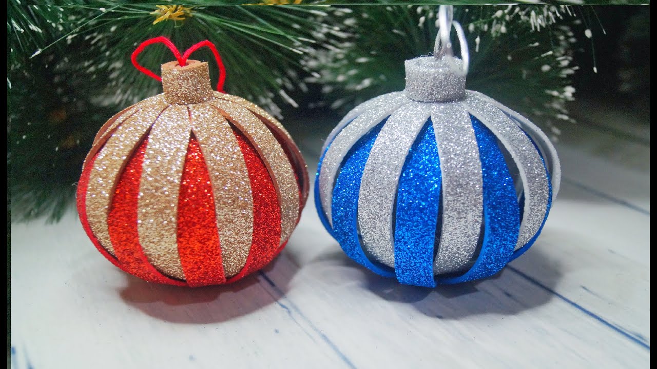Christmas toys from foamiran with your own hands/diy christmas toy