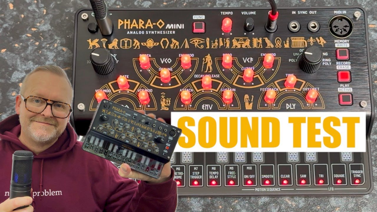 Behringer Phara-O Mini - Sound Demo (No Effects, No Talking)