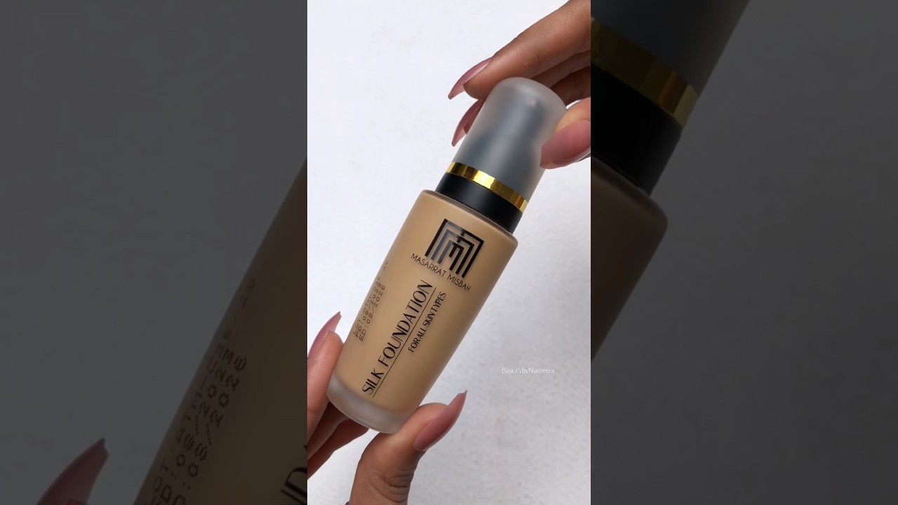 Masarrat Misbah Silk Foundation-(shade: Almond)⚜️✨ #shorts #beauty #fullcoveragefoundation #makeup