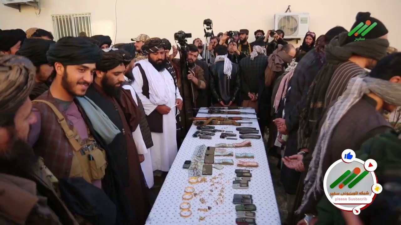 بازداشت یک گروه ۲۱ نفری از سارقین مسلح در ولایت سمنگان.
