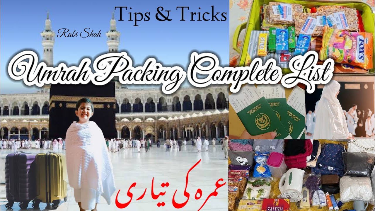 What to pack for Umrah 2025 | Umrah Packing Guide | Essential For Umrah |Complete Umrah Packing List