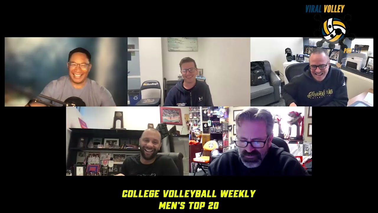 Episode 298, College Volleyball Weekly, Men&rsquo;s Top 20, Week 9 Recap, 03-02-26