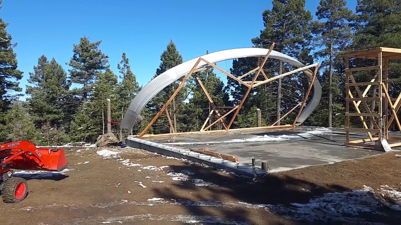 First Quonset Hut Arch Raising FAIL