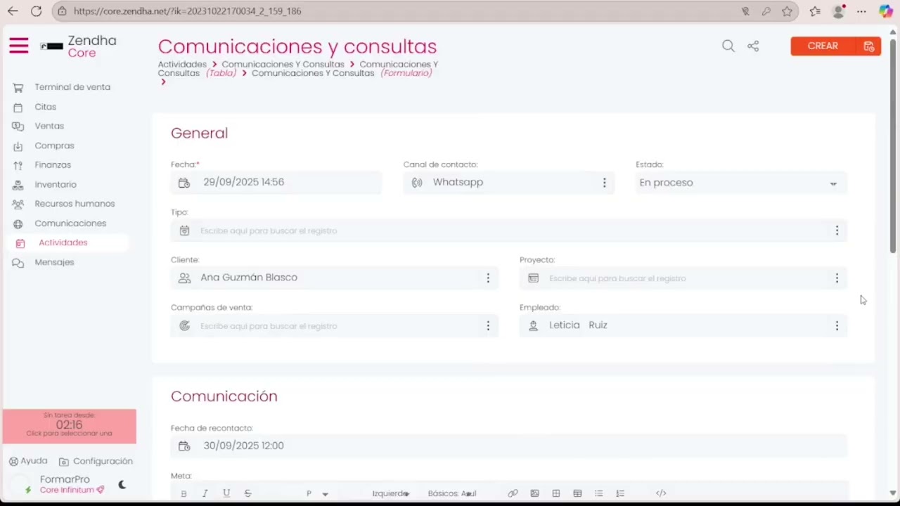Módulo de actividades | Parte 1