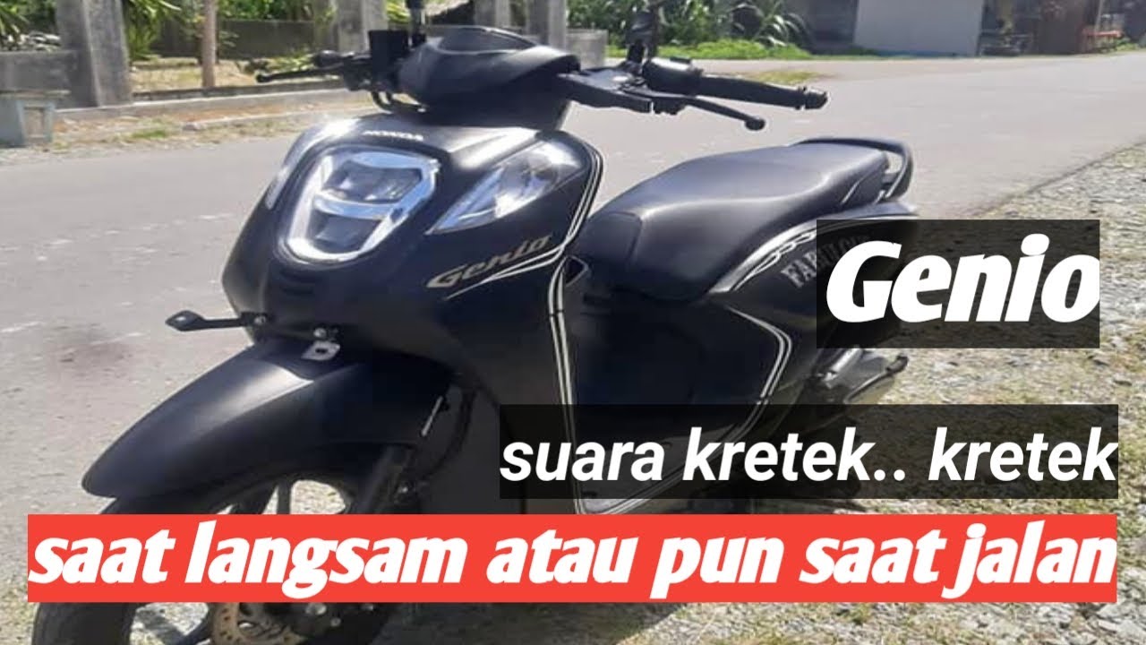 HONDA GENIO suara mesin kretek-kretek 🤔🤔