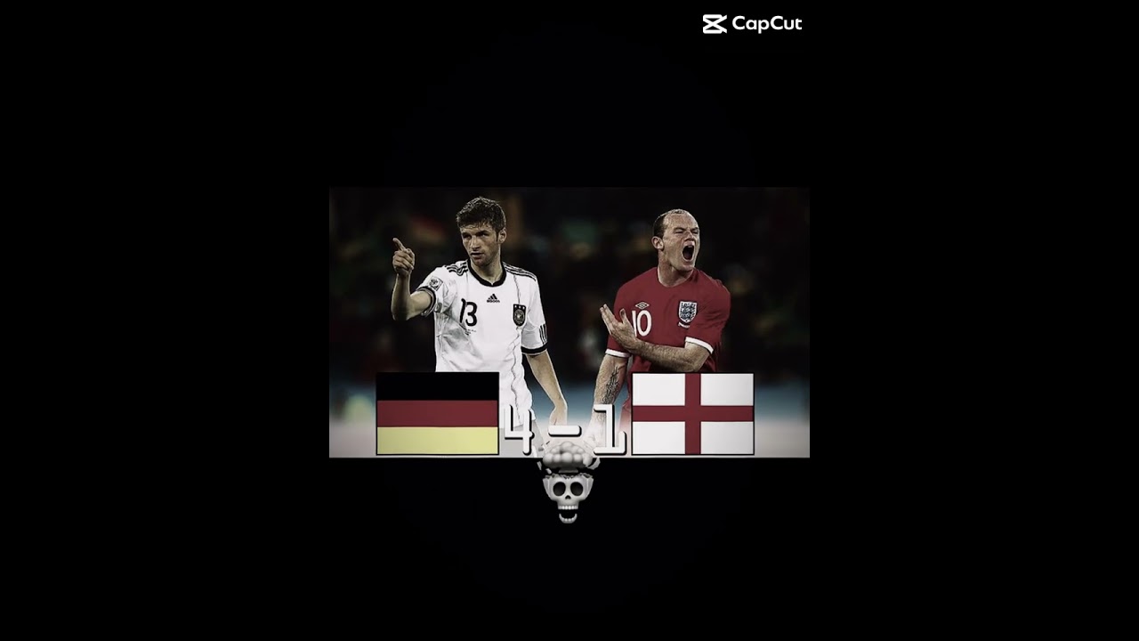 England vs Germany 💀 #football #england #germany #skull #shorts