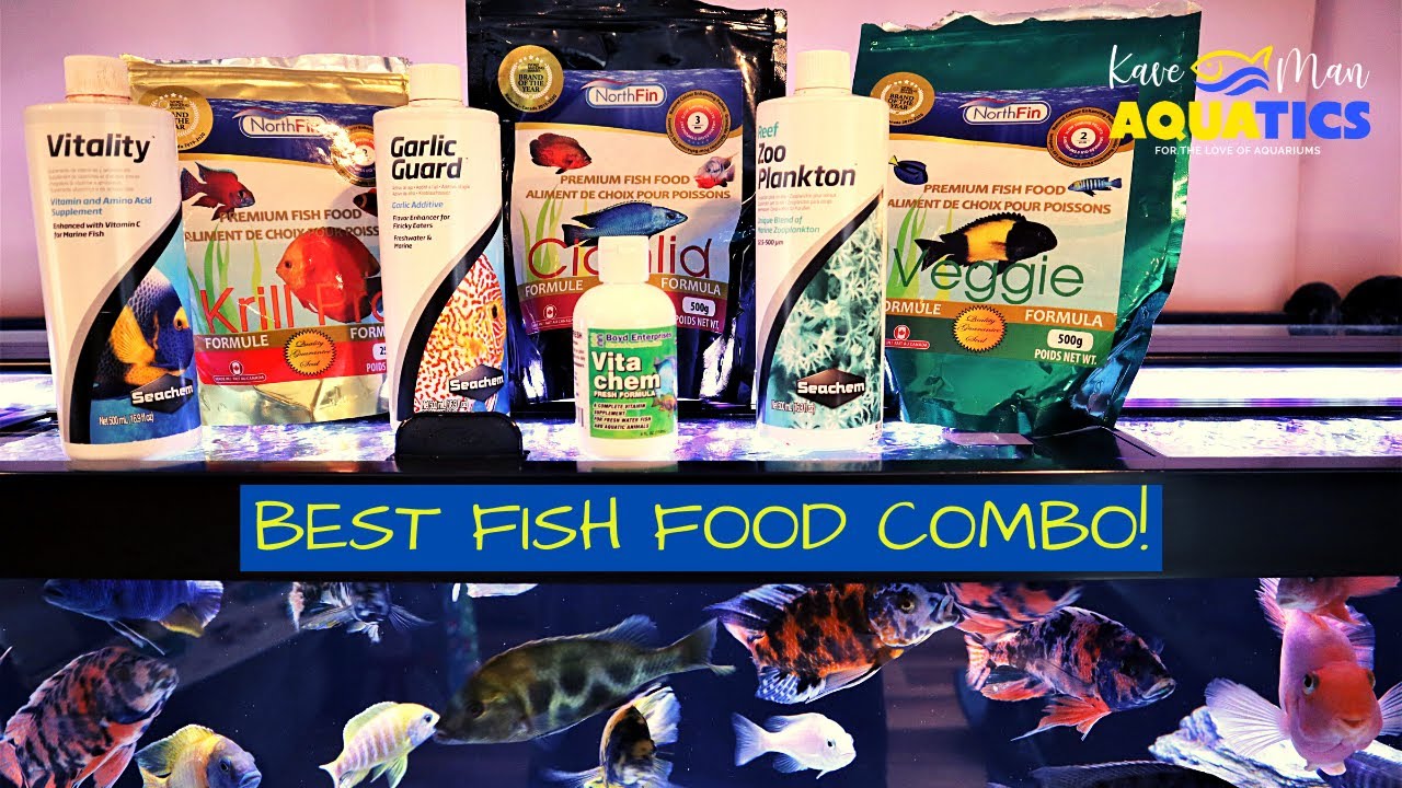 Best Aquarium Fish Food Combo - (w/ Essential Supplements)