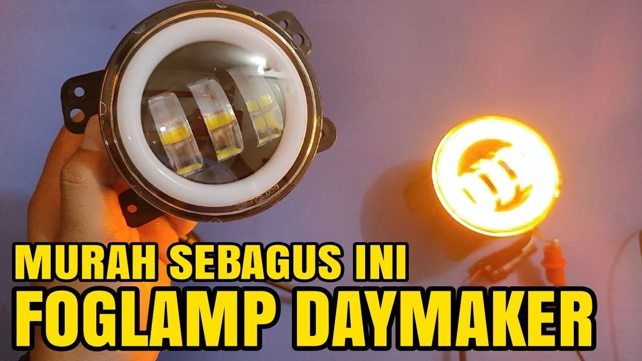 REVIEW FOGLAMP DAYMAKER 4 INCHI‼️FOGLAMP MURAH TERANG & KEREN‼️