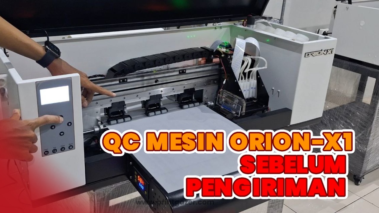 Proses Quality Control sebelum dikirim ke Kota Palopo Sulsel. Mesin ORION-X1 dicari sampai luar kota