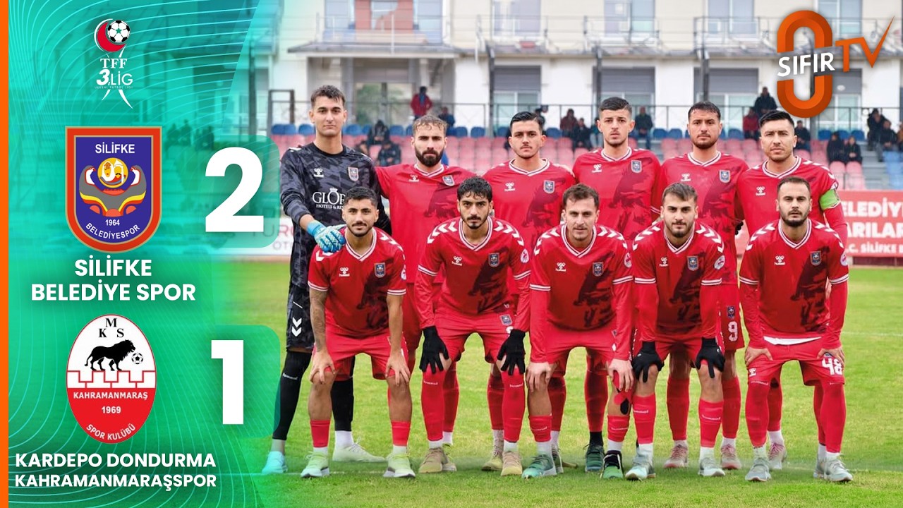 Silifke Belediye Spor 2-1 Kardepo Dondurma Kahramanmaraşspor | Maç Özeti